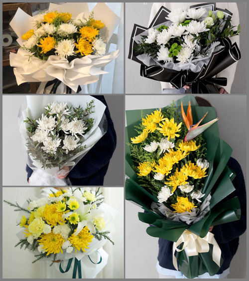 广东揭阳市揭东区玉湖镇詹厝村白事花束代送